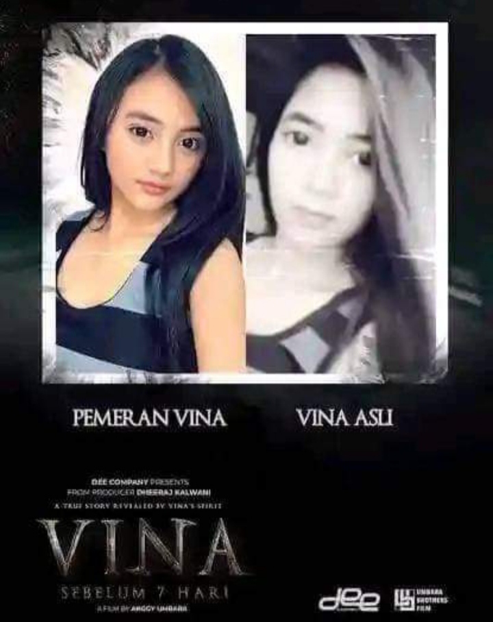 Pemeran Film Vina dan foto asli almarhumah